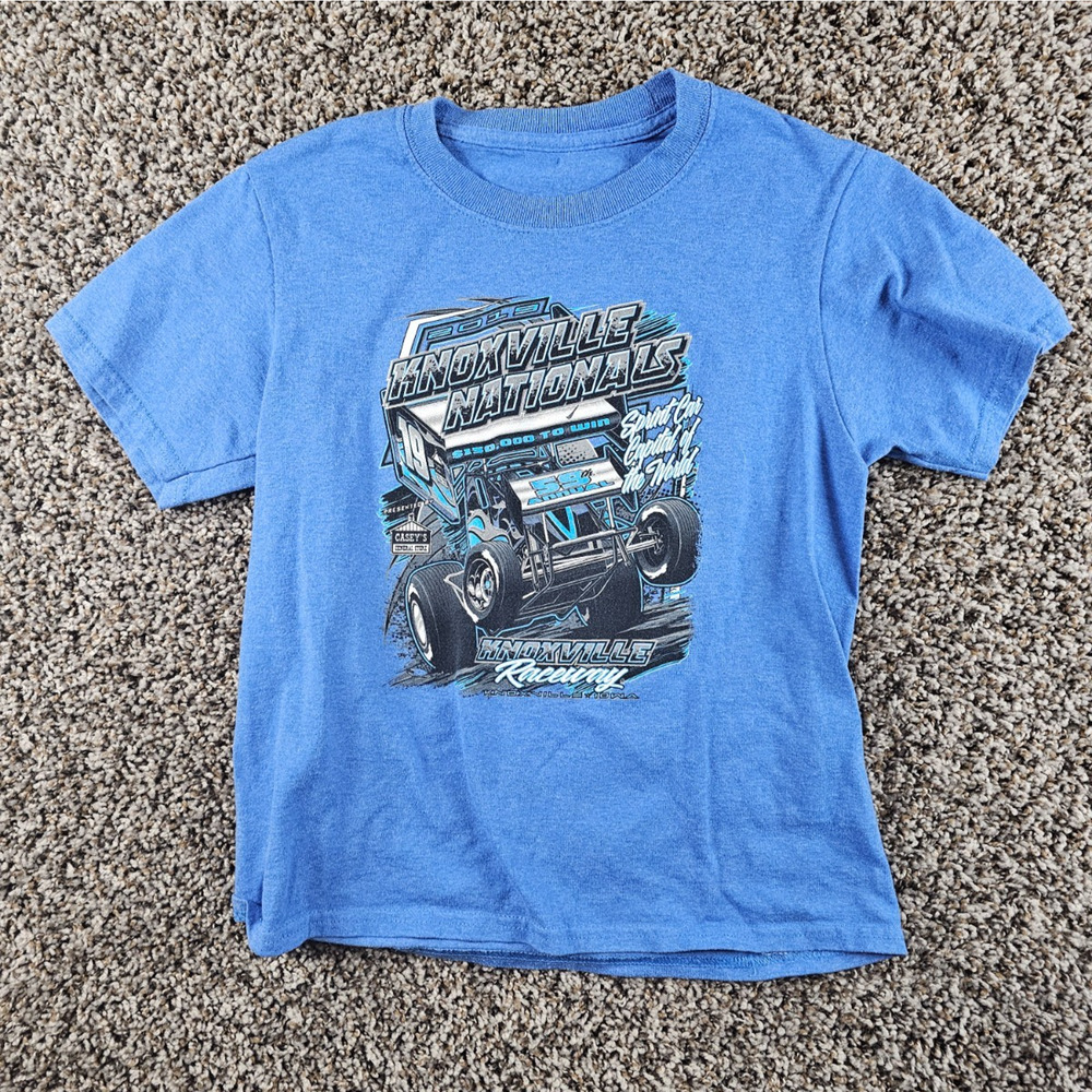 2019 Knoxville Nationals Sprint Car Racing Short Sleeve T Shirt Boys Sz M
